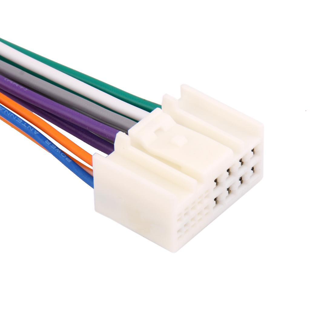 4X 2 Car Radio CD/DVD Stereo Wiring Harness Adapter For IX35/ k2