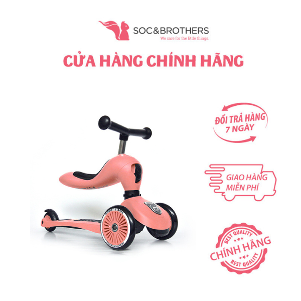 Xe scooter trẻ em Scoot and Ride Highwaykick 1 màu Peach