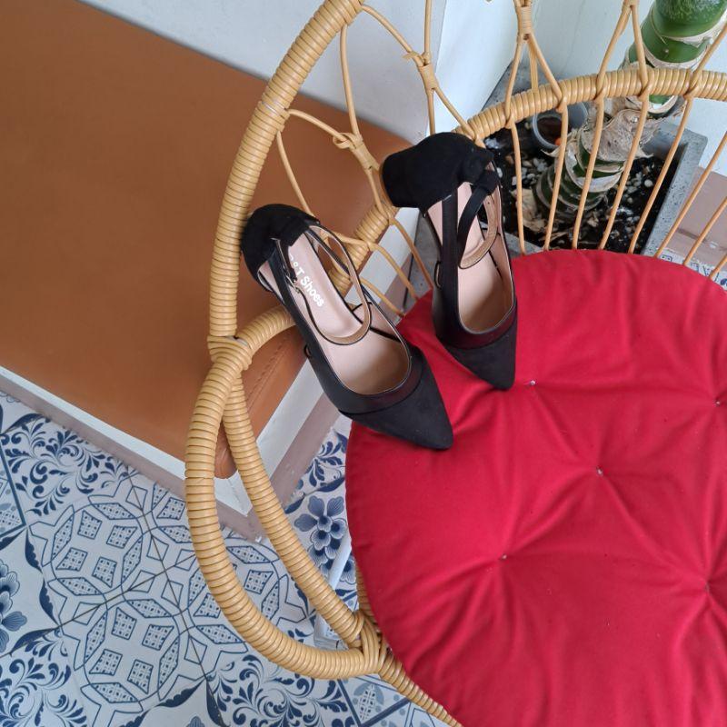 Giày cao gót nữ bigsize số to size lớn 41 42 43 44 cao 5 phân