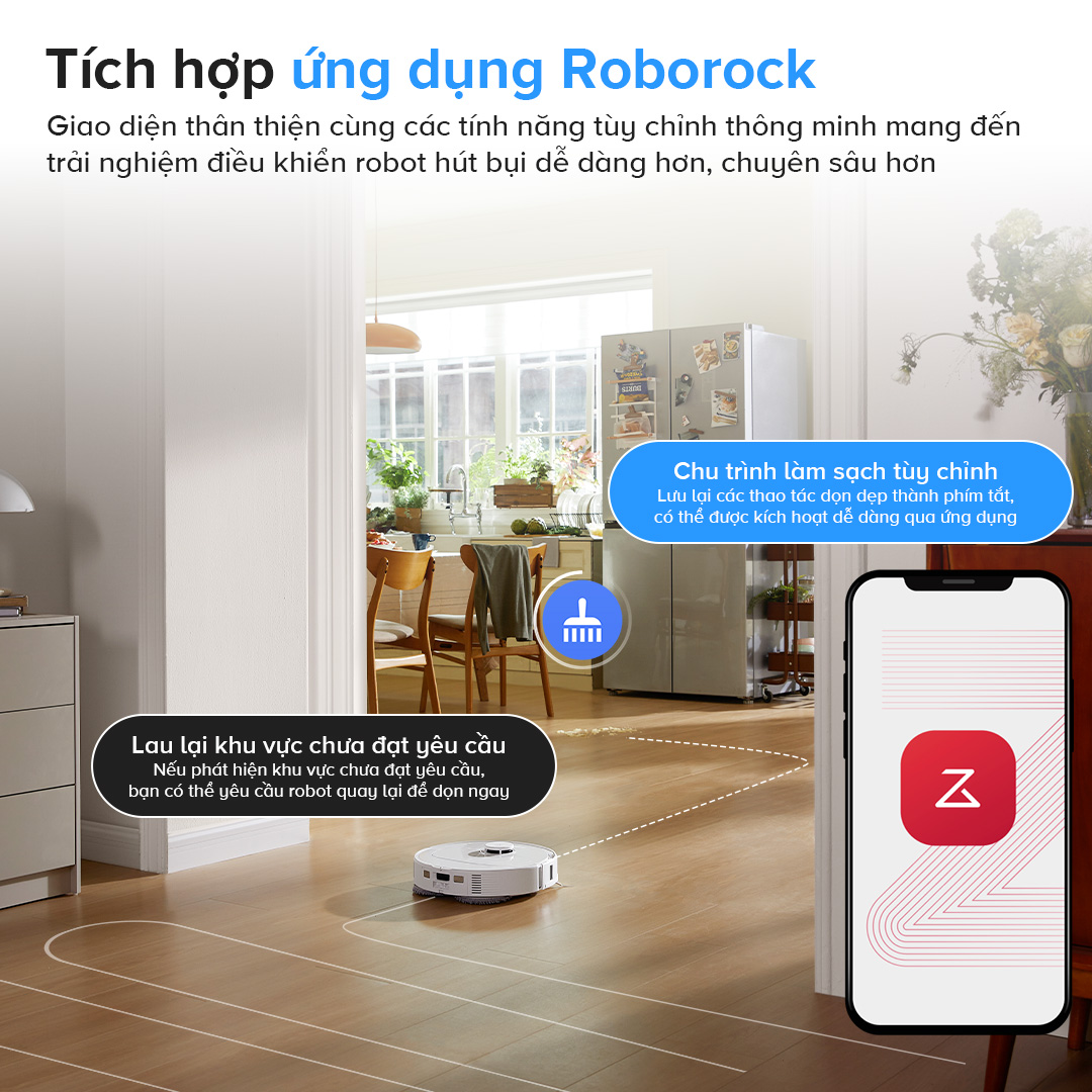 [Bảo Hành 24T] Robot Hút Bụi Lau Nhà Roborock QRevo C Pro Lực Hút 18.500 Pa, Lau Sát Cạnh - Chính Hãng
