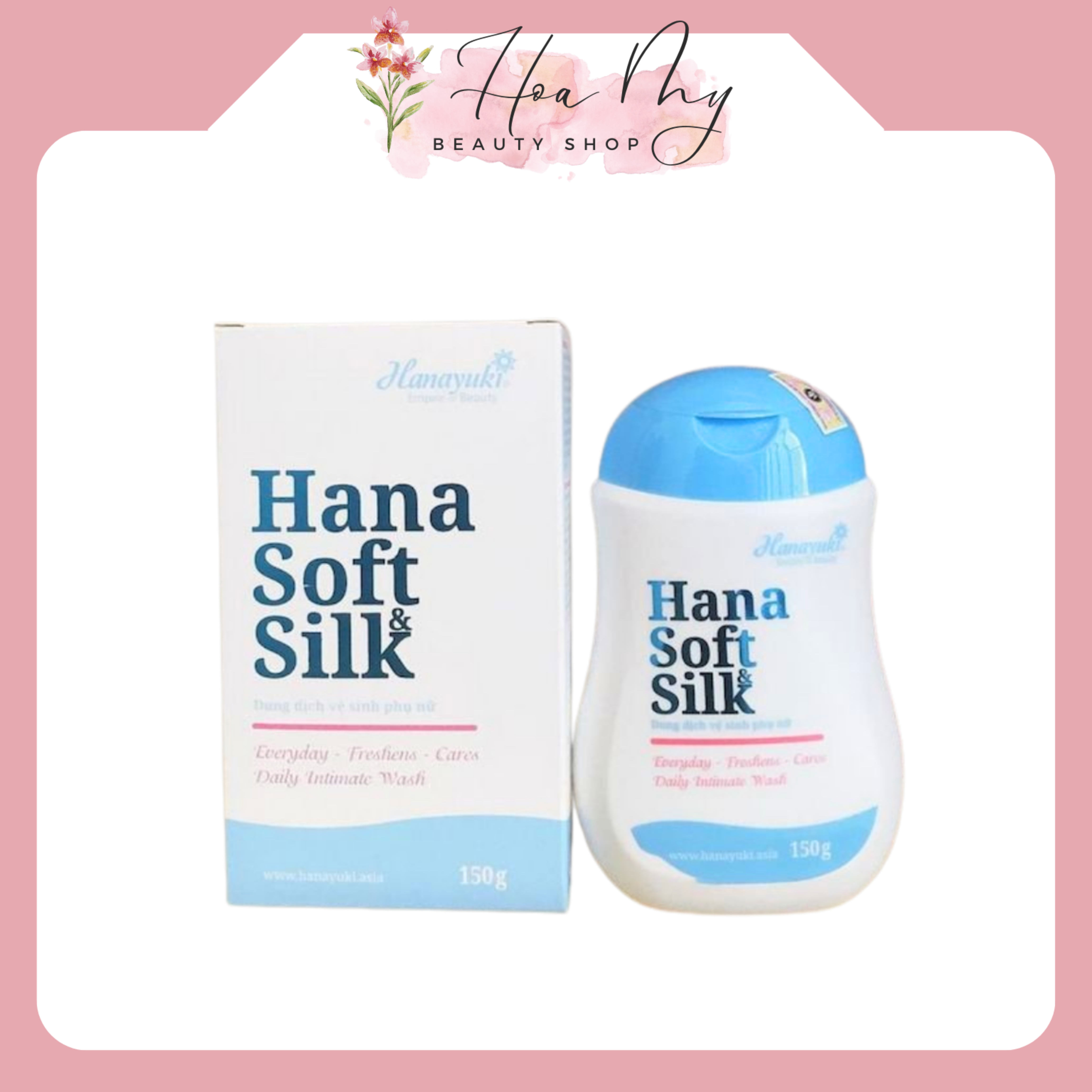 Dung dịch vệ sinh phụ nữ Hanayuki Hana Soft Silk