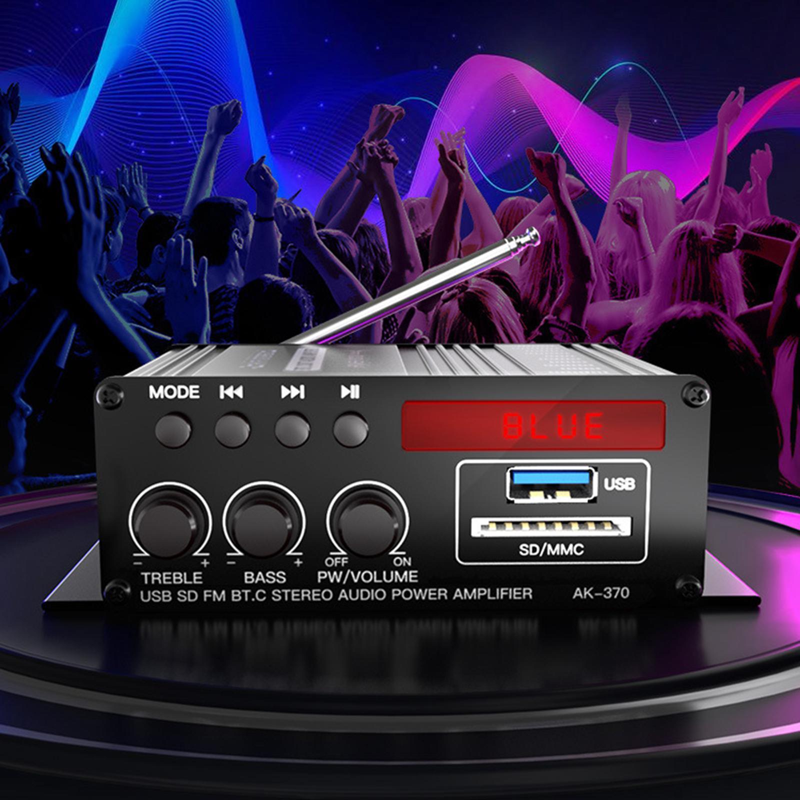 2 Channel Car Amplifier MP3 Ape   WMA Format DC 12V Amp for Mobile Phone