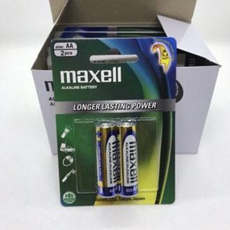 Pin AA (2A), AAA (3A) Maxell Alkaline LR3 LR6 Longer Lasting Power siêu bền chính hãng -vỉ 2 viên - AA (2A)