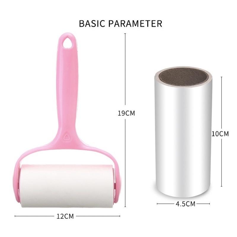 Cây lăn bụi quần áo đa năng, lăn bụi ghế sofa salon, chăn ga, lông chó mèo size 19cm
