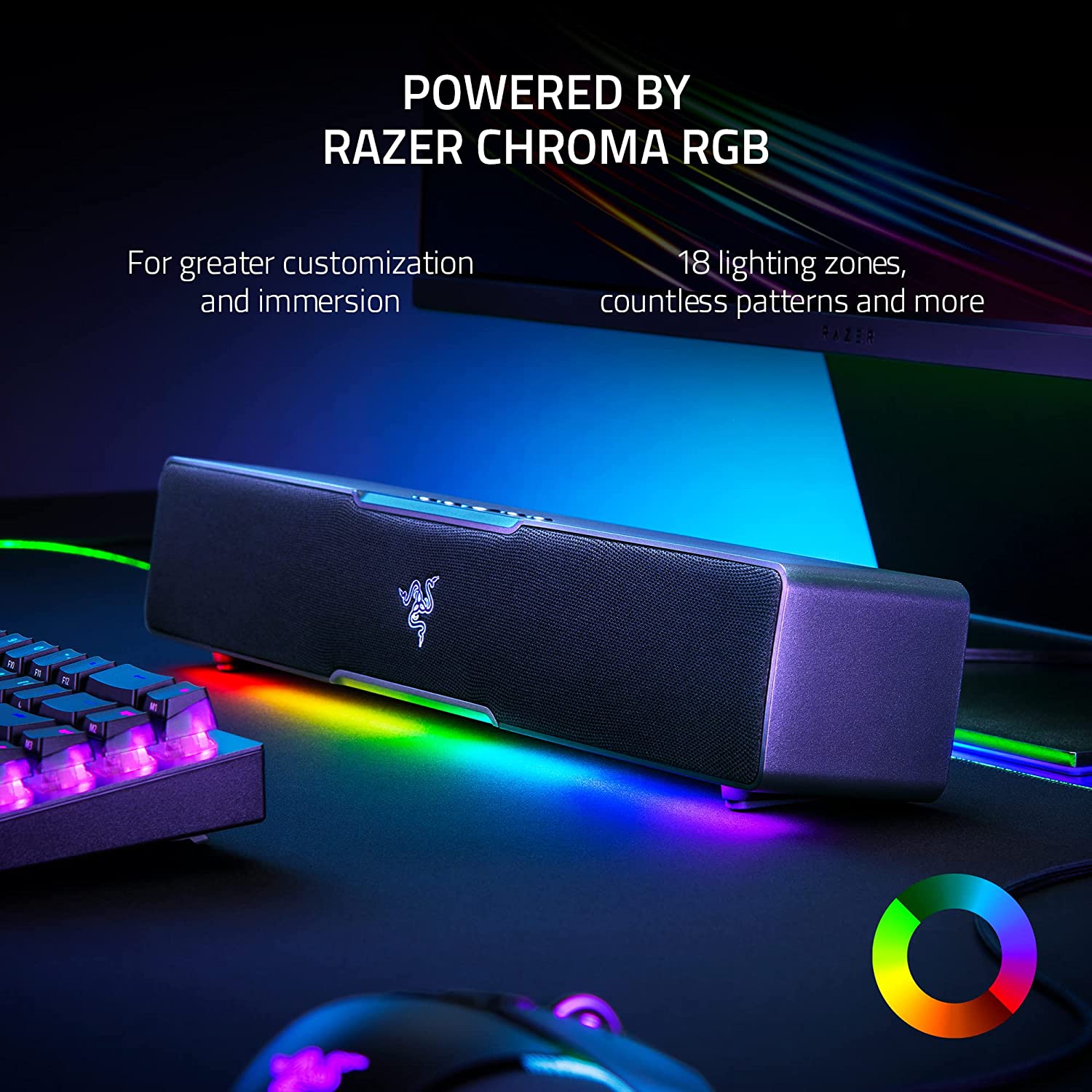 Loa Razer Leviathan V2 X-PC Gaming Sound Bar_Mới, hàng chính hãng