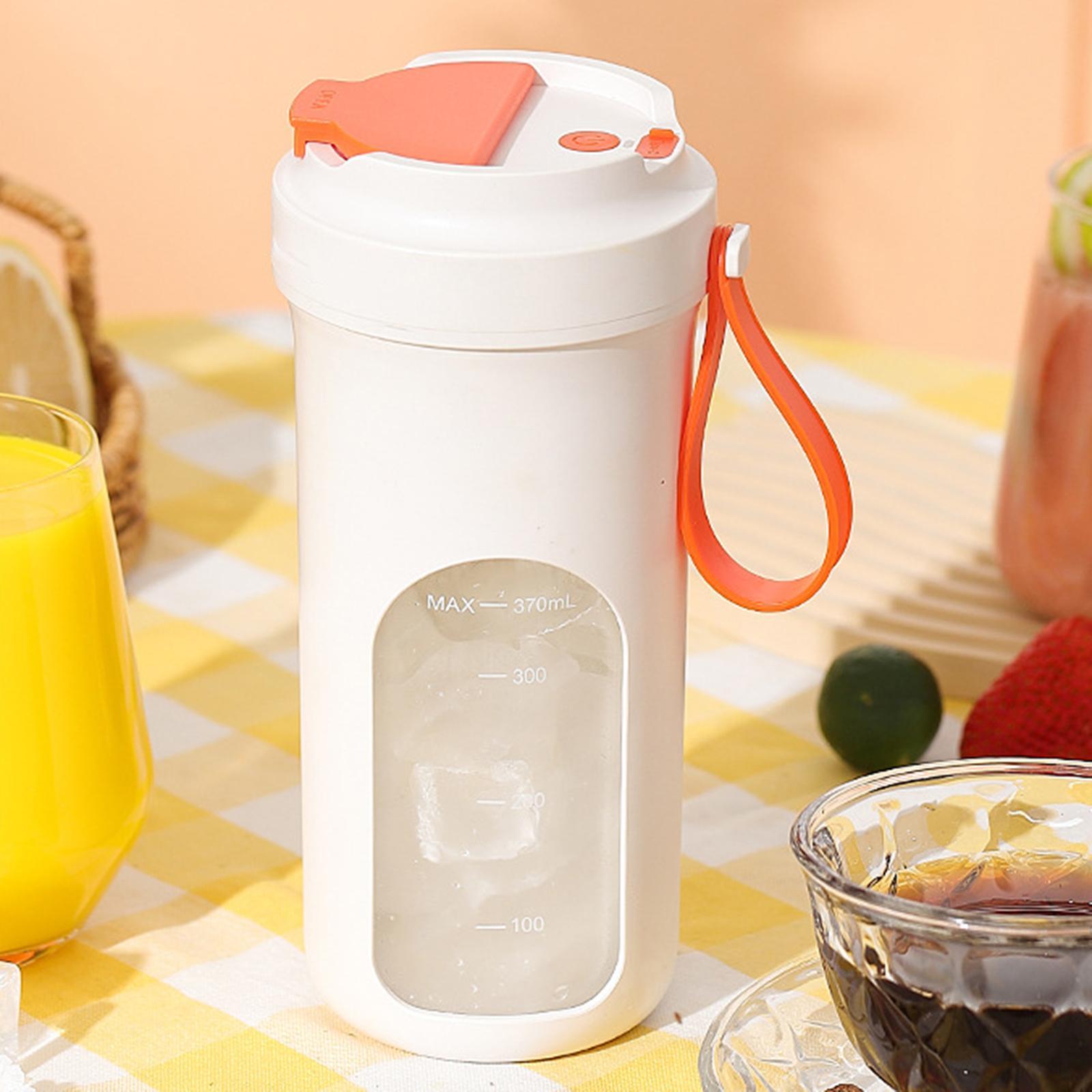 Portable Blender Juicer Cup Personal Mini Blender 370ml Blender Cup Travel Juicer Cup for Mixing Shakes and Smoothies Camping