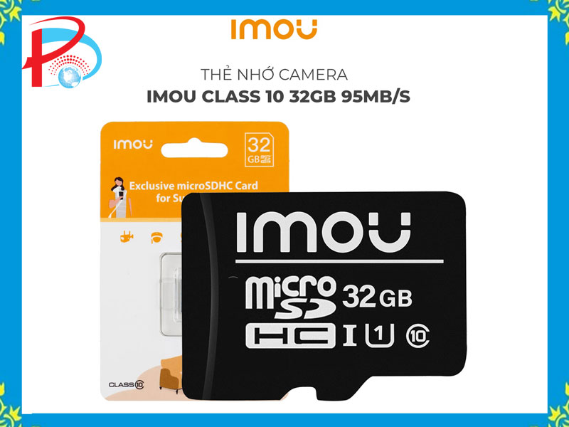 Thẻ Nhớ Mirco SD Imou 32Gb Class 10 Chuyên Ghi Hình Cho Camera, Máy Ảnh và Điện Thoại - Hàng Chính Hãng