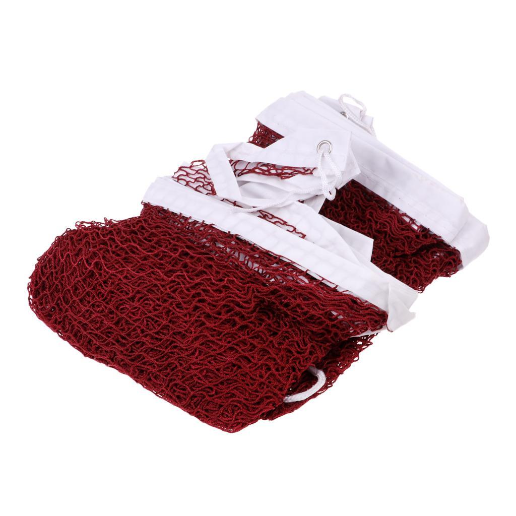 Portable Badminton Net Beach Volleyball Tennis Outdoor Sports Competition Training Net w/ Carrying Bag