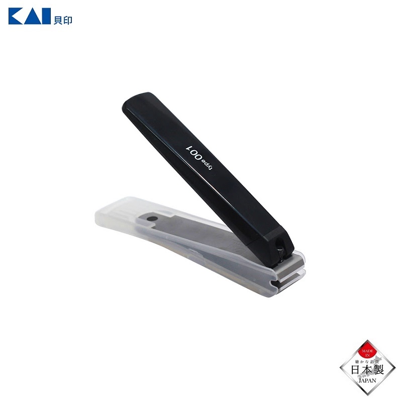 Combo 01 Bấm móng tay cao cấp Kai Nail Clipper + Hộp tăm bông kháng khuẩn Ima Krasimo - Hàng nội địa Nhật Bản