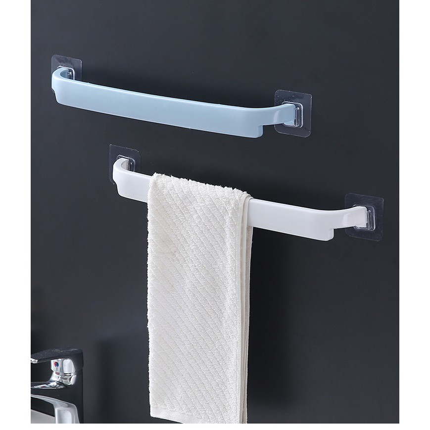Thanh treo đồ nhà tắm dán tường chất liệu nhựa PP cao cấp - PP01
