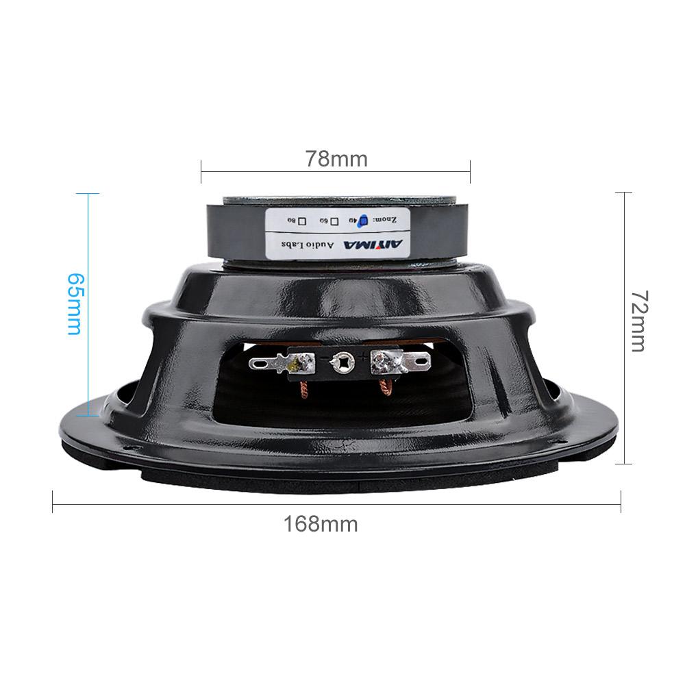 AIYIMA 1 Cái Loa Bass 6.5 Inch 4 Ohm 8 Ohm Thẻ 150W Gói Loa Loa Siêu Trầm Loa Tự Làm Cho Rạp Hát Tại Nhà Color: 8 Ohm Speaker