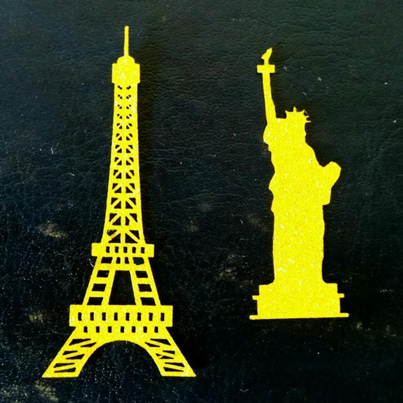 20pcs Glitter Paper Tower Cake Cupcake Toppers Birthday Food Picks
