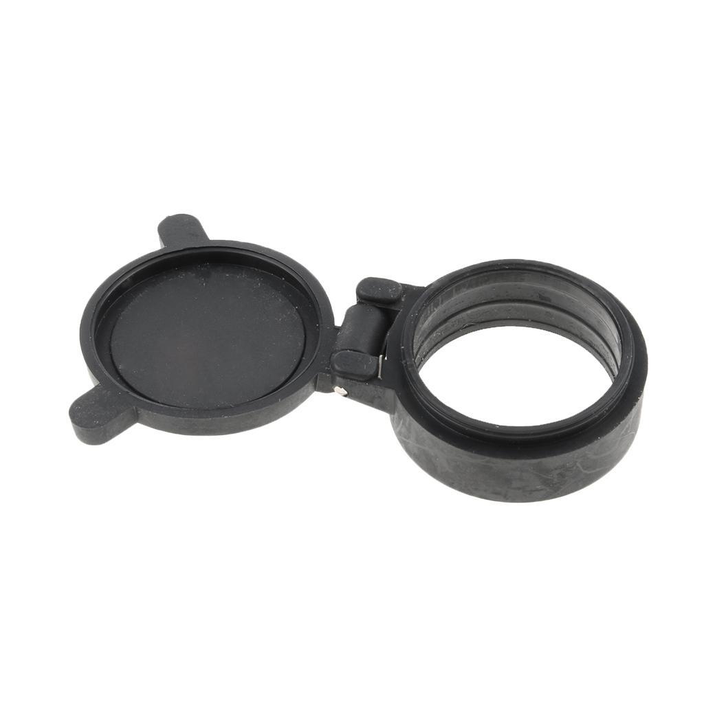 3-6pack 29mm Flip-open Objective Eyepiece Scope Cover Dustproof Cap for