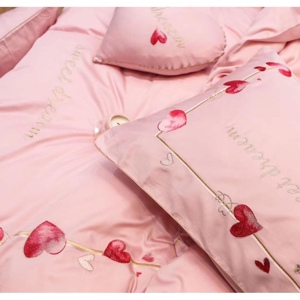 Bộ chăn ga gối SWEET DREAM lụa
