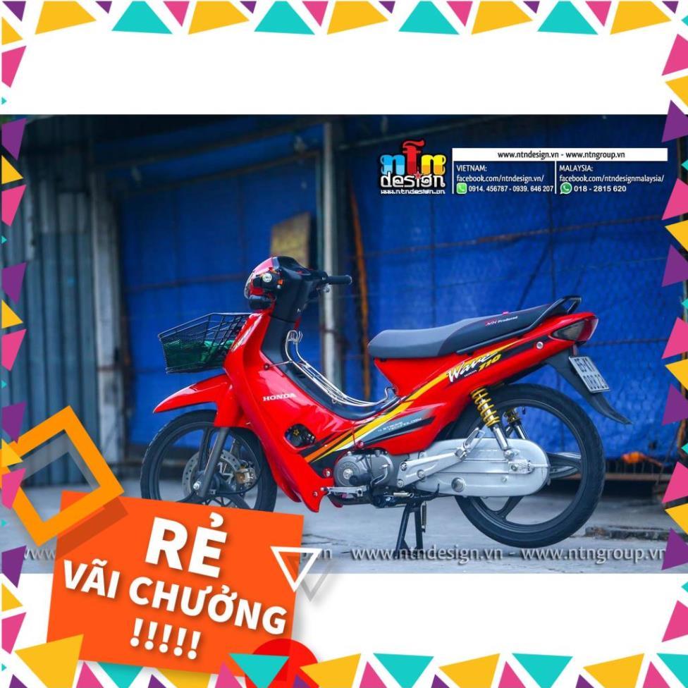 Tem Rời Wave Nhỏ Mẫu 110 Đỏ Vàng Đen