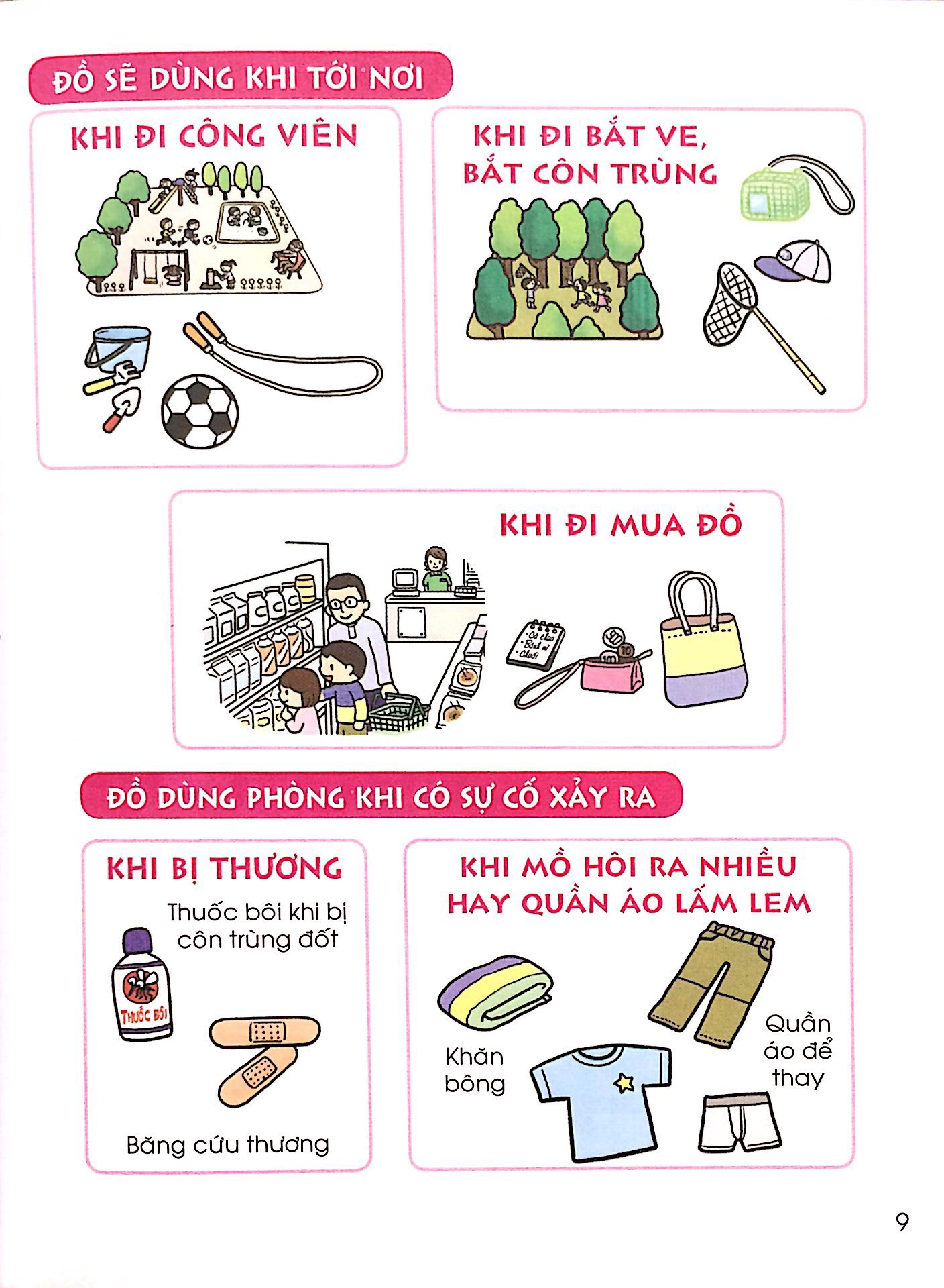 Cẩm Nang Sinh Hoạt Bằng Tranh Cho Bé Tập 3: Kĩ Năng Đi Ra Ngoài