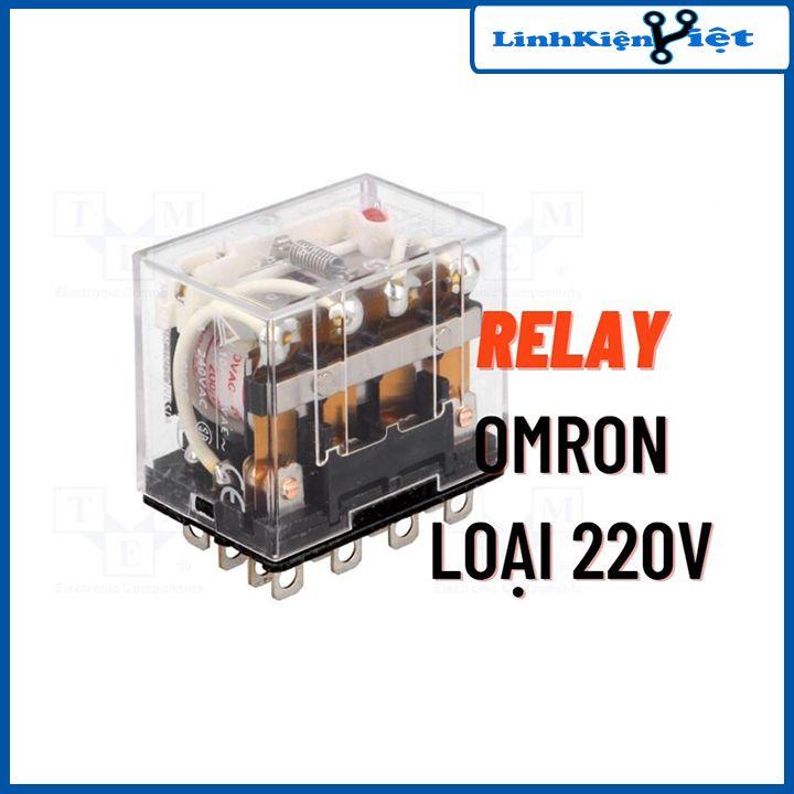 Rơ le, relay trung gian OMRON LY4N 14 chân 10A điện áp 12V/24V/220V dùng đóng cắt mạch điện điều khiển