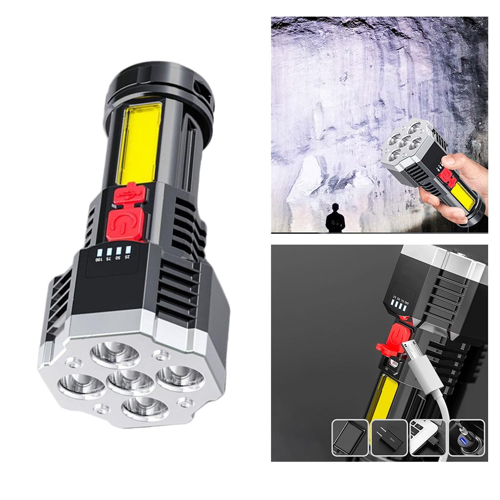 COB Flashlight USB Rechargeable   Outdoor  Cycling