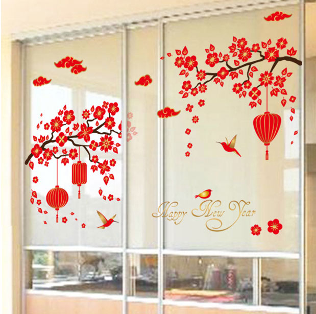 Decal trang trí tết SK9140