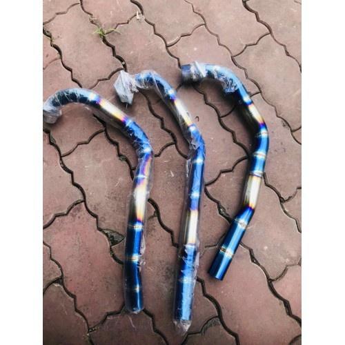 Cổ pô titan gắn xe ex135 ex150 Wave drem sirius sonic winner150 - 2931