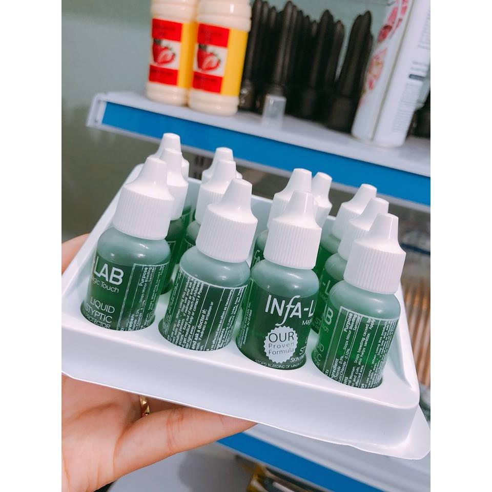 Dung dịch cầm máu Infa-lab 15ml là sản phẩm cầm máu tại chỗ trong vòng 5s, giảm đau rát nhanh và sát trùng vết thương.