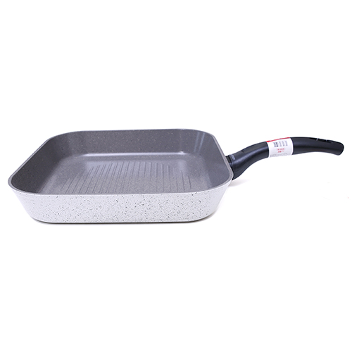Chảo nướng Neoflam Reverse Vân Đá 28cm màu ghi xám