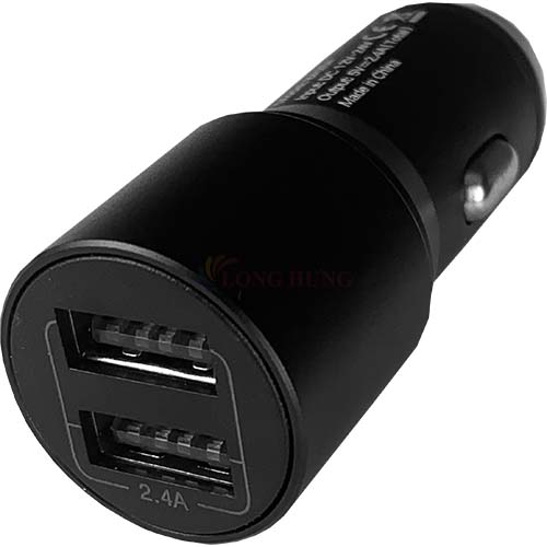 Cốc sạc xe hơi Foomee 2USB 12W BA25X - Hàng chính hãng