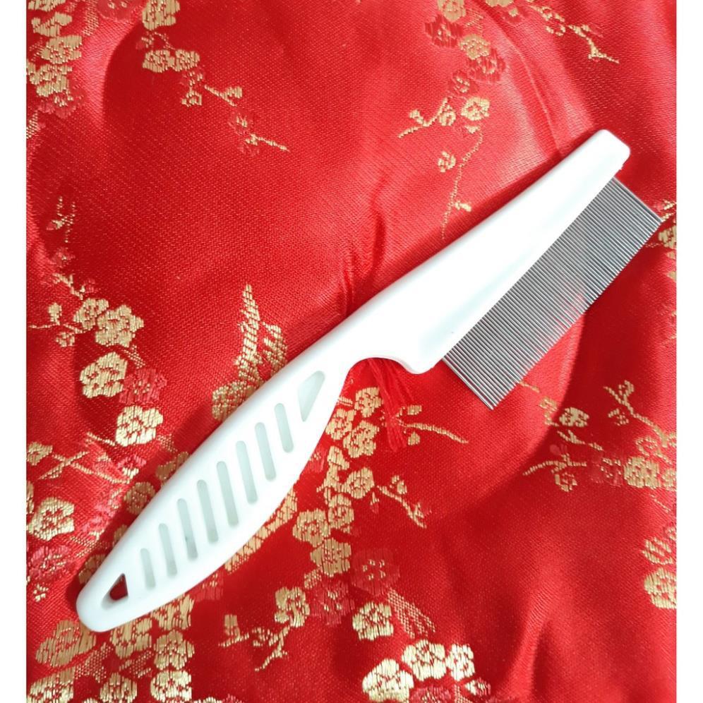 Lược chải ve rận cho chó mèo - 2 size lớn nhỏ
