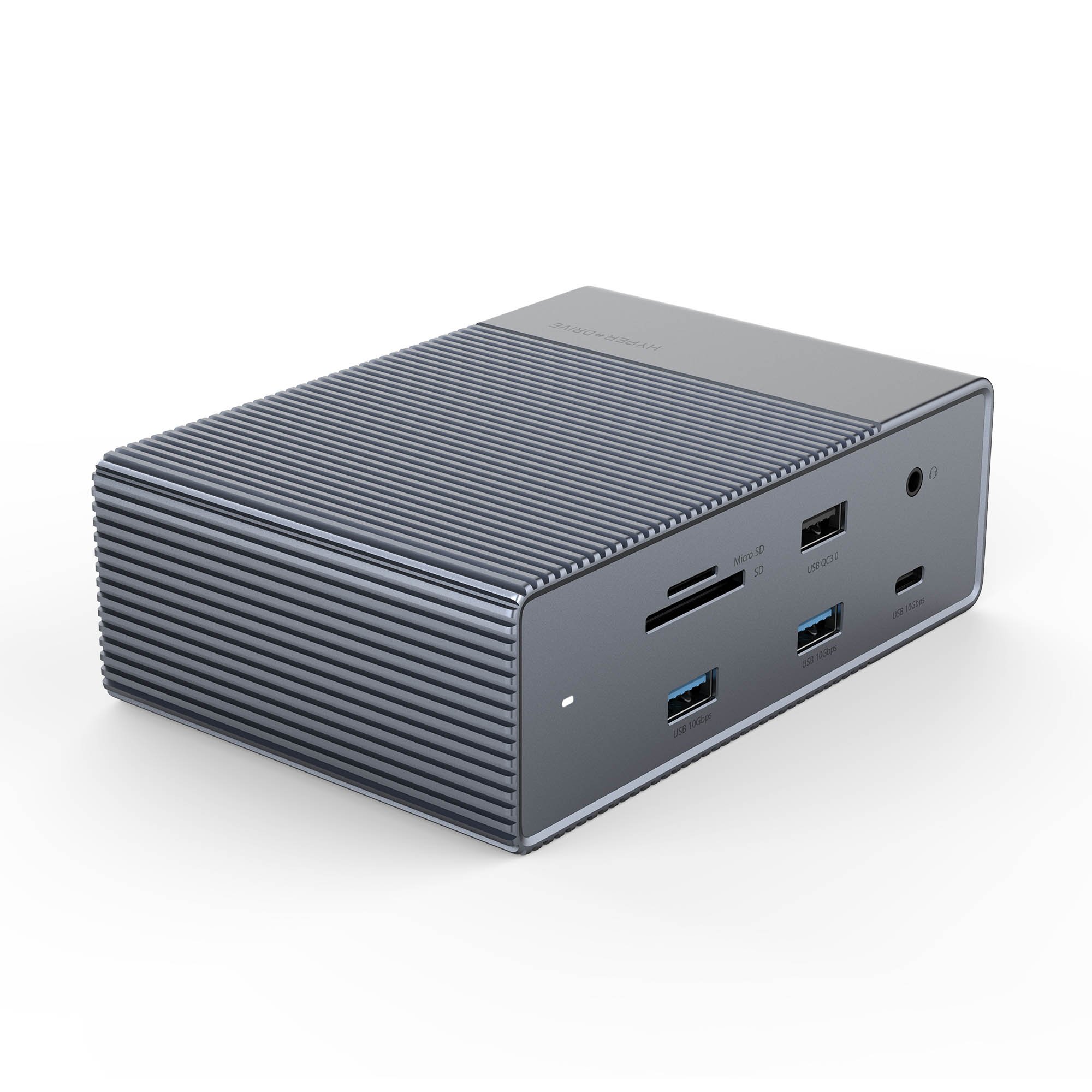 BỘ CỔNG CHUYỂN HYPERDRIVE GEN2 16-IN-1 THUNDERBOLT 3 DOCKING STATION VÀ BỘ NGUỒN DC 180W CHO MACBOOK/CHROM/PC/LAPTOP (HD-G2TB3) - HÀNG CHÍNH HÃNG