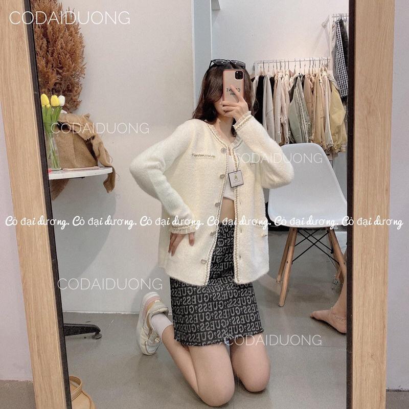 Áo dạ viền bèo