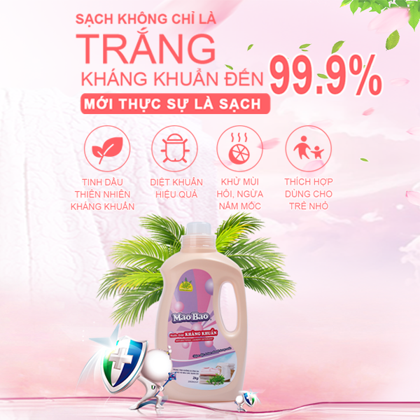 Nước Giặt Kháng Khuẩn Mao Bao 3200g