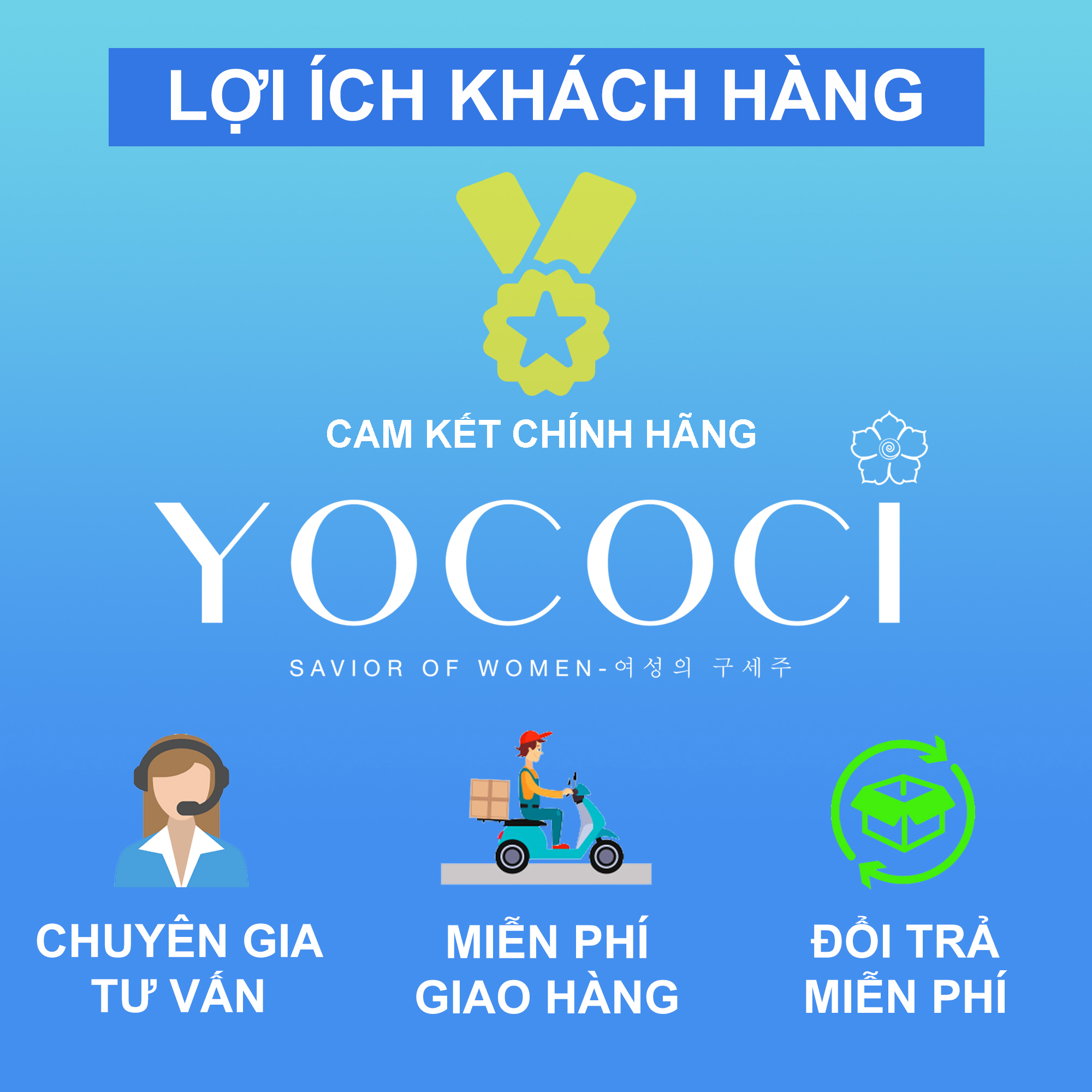 Hình ảnh Combo dưỡng trắng da mặt và toàn thân Yococi gồm 1 serum dưỡng trắng da mặt 20ml + 1 kem dưỡng trắng body 150g