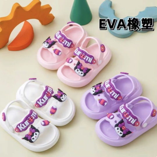 Dép quai hậu KUROMI cao cấp trẻ em kiểu dáng dễ thương - DTE9094