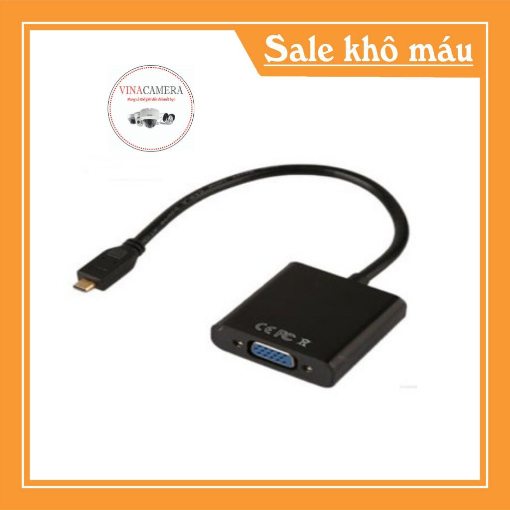 Cáp chuyển đổi HDMI micro sang VGA 20cm