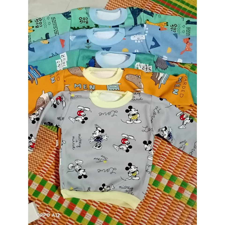 Combo 5 bộ nỉ bông cho bé
