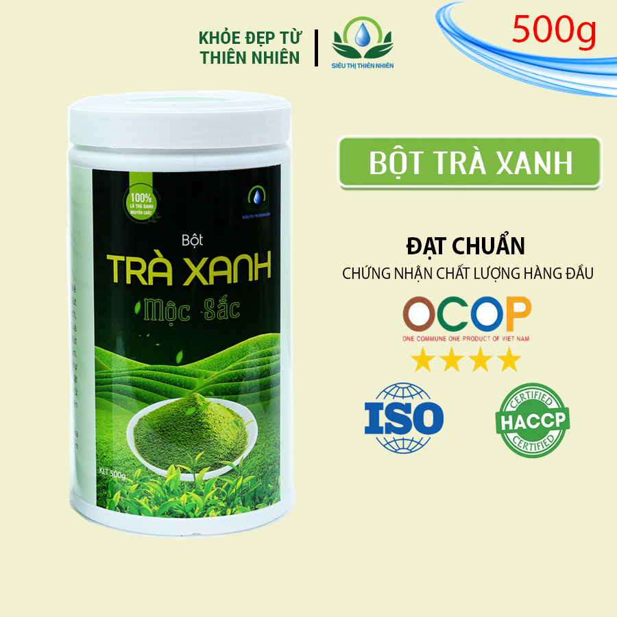 Bột Trà Xanh Mộc Sắc Hộp 500g