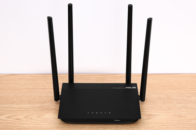 Bộ Phát Sóng Wifi Router Chuẩn AC1300UHP Băng Tần Kép Asus AC1300 Đen - Hàng chính hãng