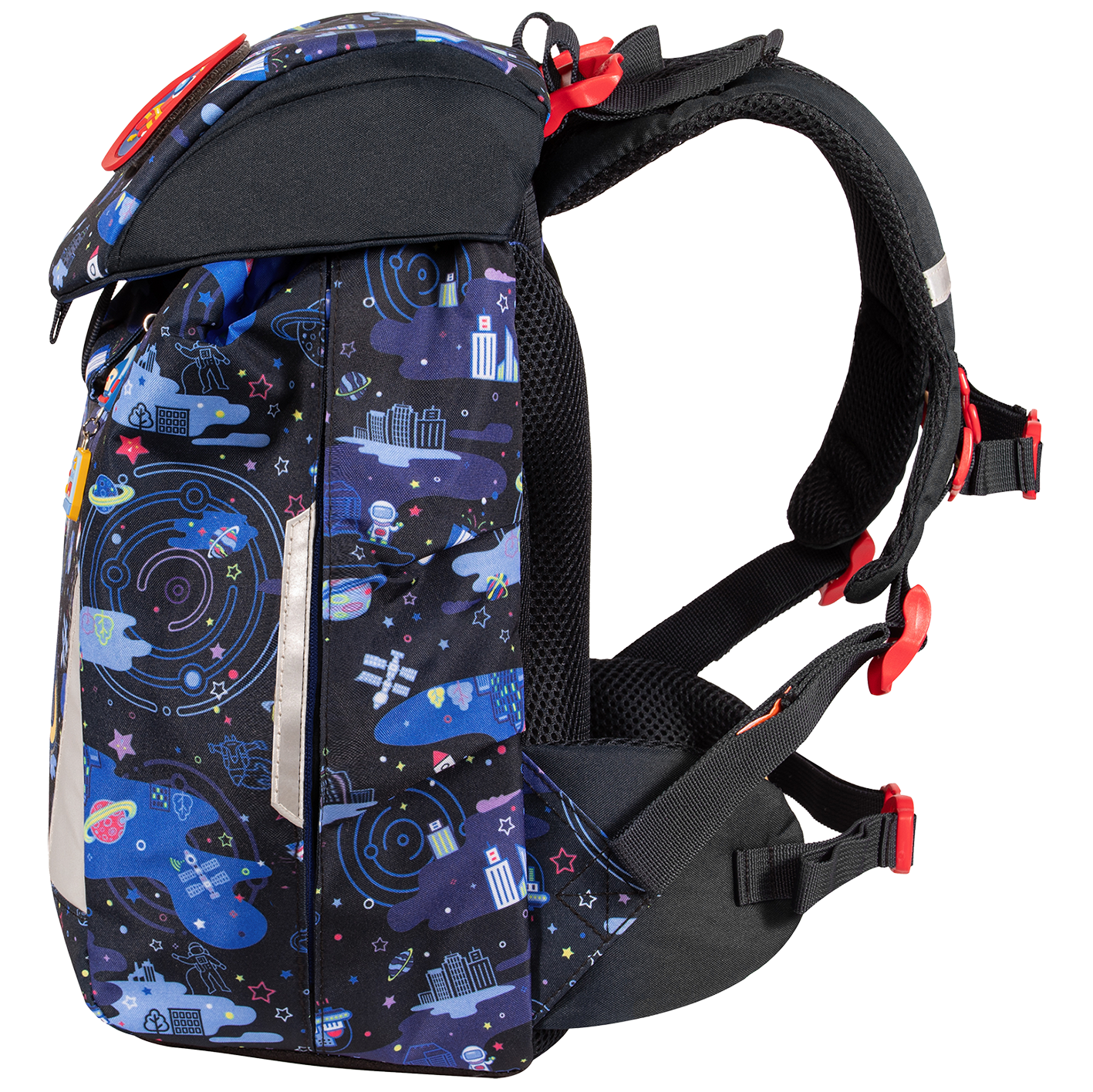 Cặp Chống Gù Eggie Schoolbag - Cities In Space - Tiger Family TGEG-006A