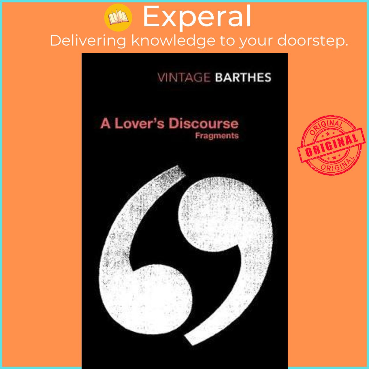 Sách - A Lovers Discourse  Fragments by Roland Barthes UK edition, paperback