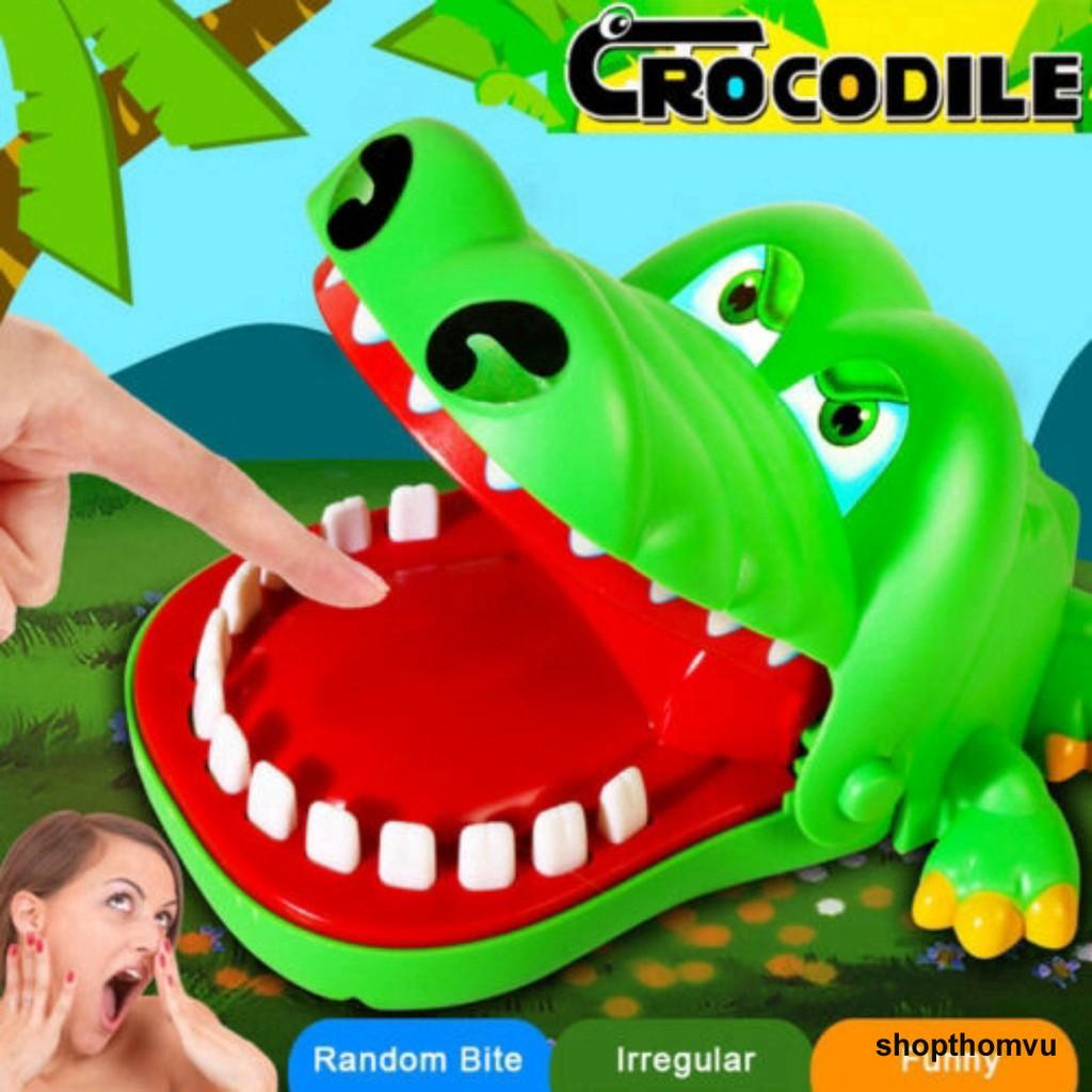 Đồ chơi khám răng cá sấu nhỏ cắn ngón tay thú vị cho trẻ