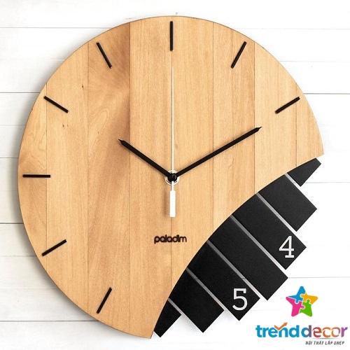 Đồng Hồ Treo Tường Trang Trí Đồng Hồ Gỗ Decor Phong cách Hiện Đại Trang Trí Nhà Cửa
