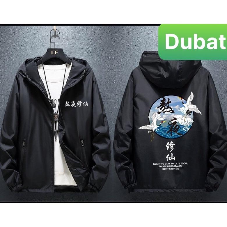 ÁO KHOÁC DÙ NHẸ BOMBER NAM NỮ ĐEN BÓNG CHÀY ĐA NĂNG 2 LỚP CHỐNG NẮNG 2 TÚI CÓ DÂY KÉO CAO CẤP -DUBATI FASHION