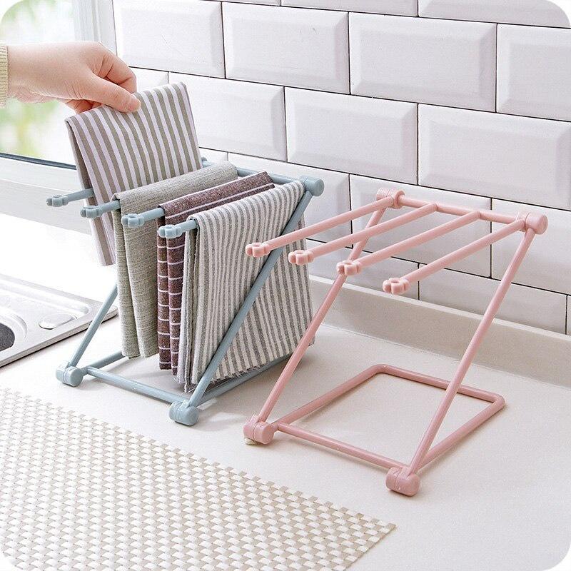 Giá để cốc nước bằng nhựa có thể gấp lại theo chiều dọc Giá treo khăn Giá để bàn Giá treo gia đình.