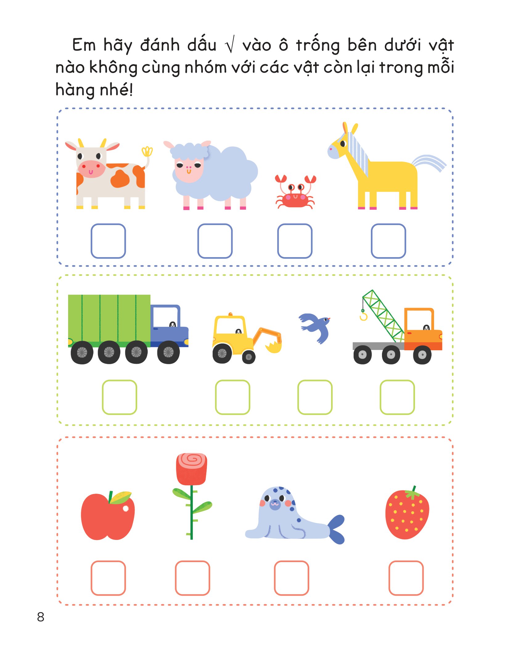 30++ Hoạt Động Rèn Luyện Kỹ Năng Tư Duy Cho Trẻ - Ghép Cặp_DTI