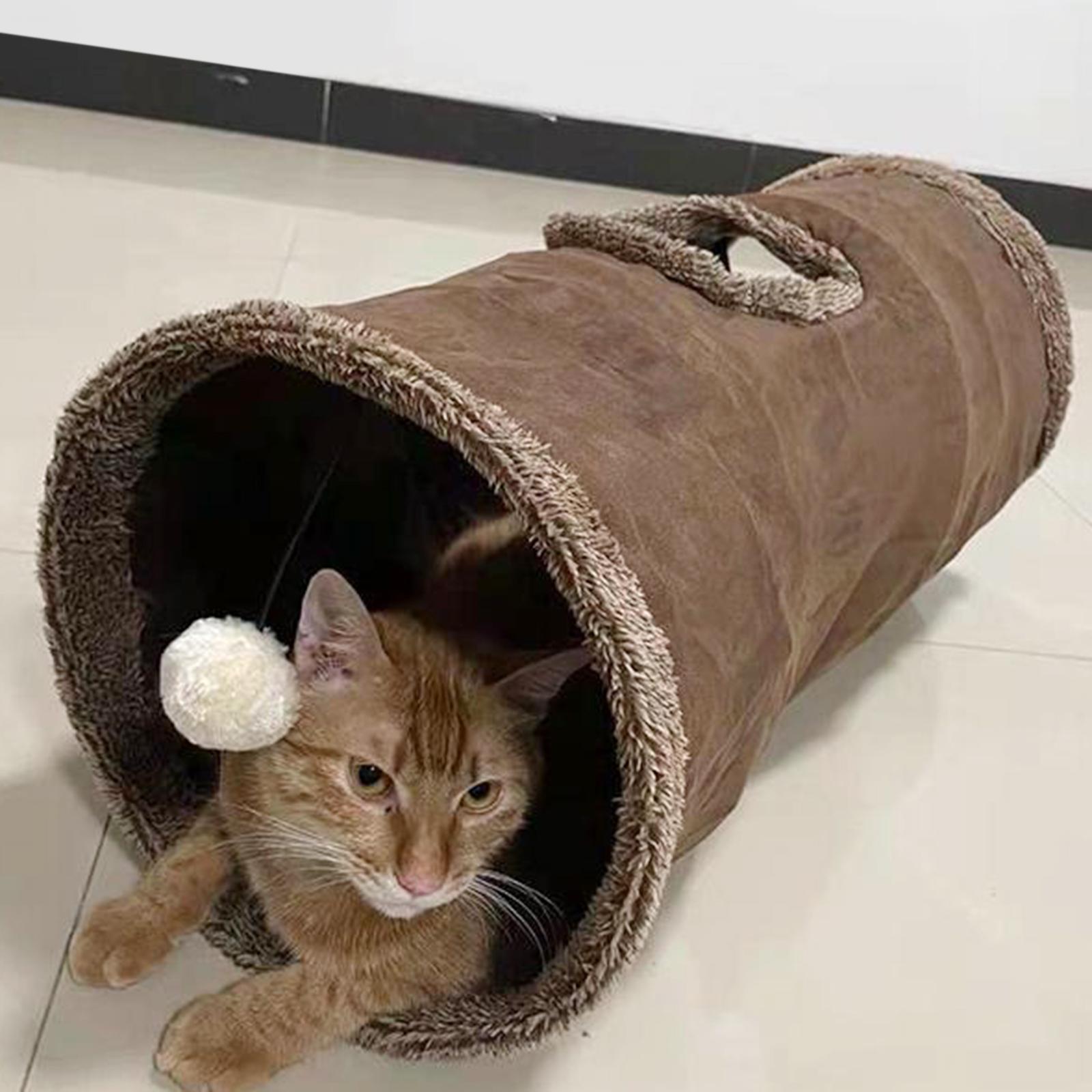 Cat Tunnel Interactive Tube Foldable Pet Dogs for Kitten Toys