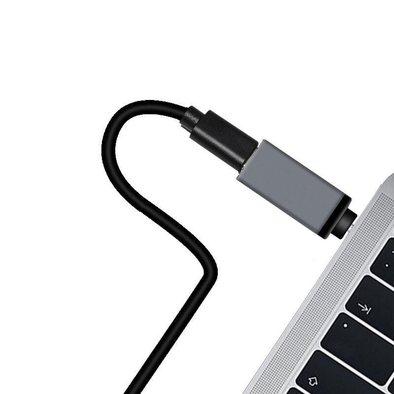 Đầu chuyển USB Type-C sang đầu DC laptop PD 100W phiên bản nhôm đúc