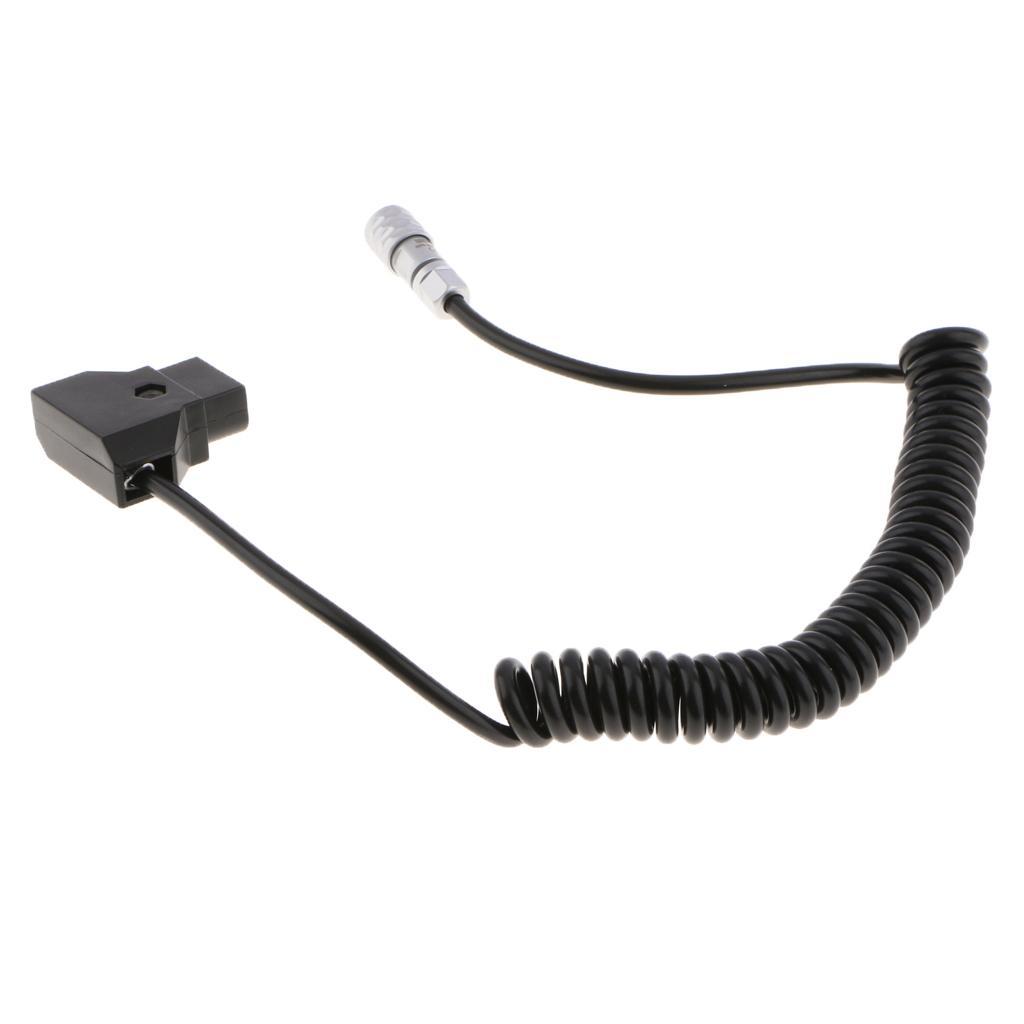 2pcs D-tap Power Cable Cord w/ Reverse Polarity Protection for BMPCC 4k 1.5m