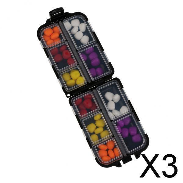 3x60 Pieces Artificial Pop up Sweetcorn Imitation Bait for Carp Coarse Fishing