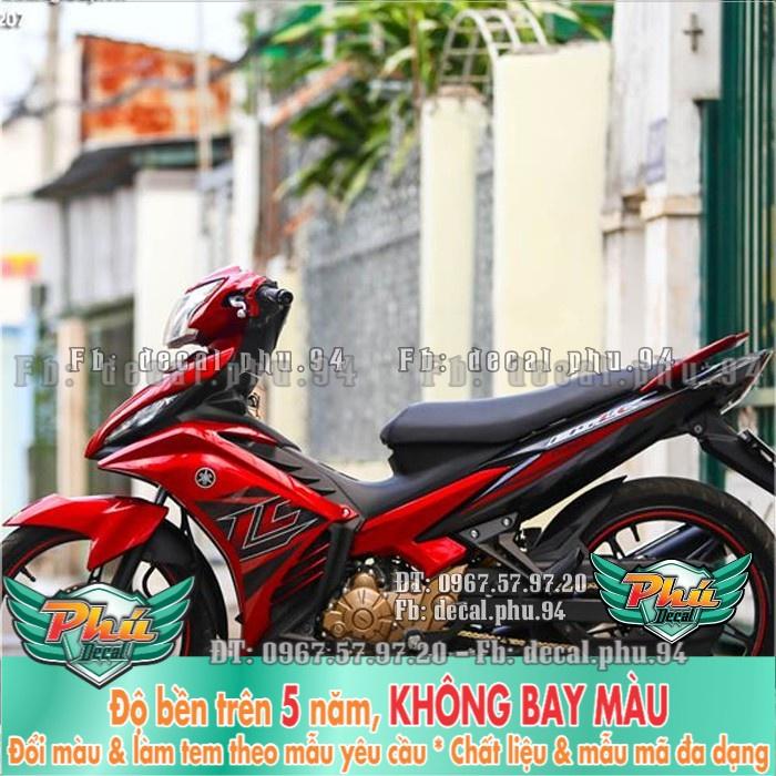 Tem rời EX 2011-2014 LC đỏ đen