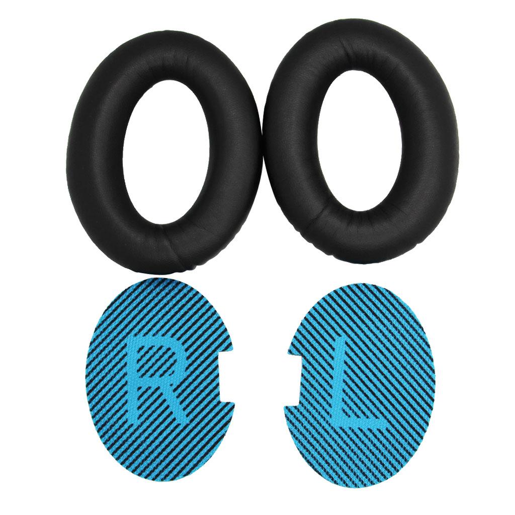 Ear Pads Cushions Left Right Singal QC15 OE QC AE2w Black